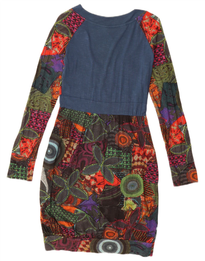 Γυναικείο Desigual Graphic Bubble Dress UK 12 Medium πολύχρωμο γεωμετρικό