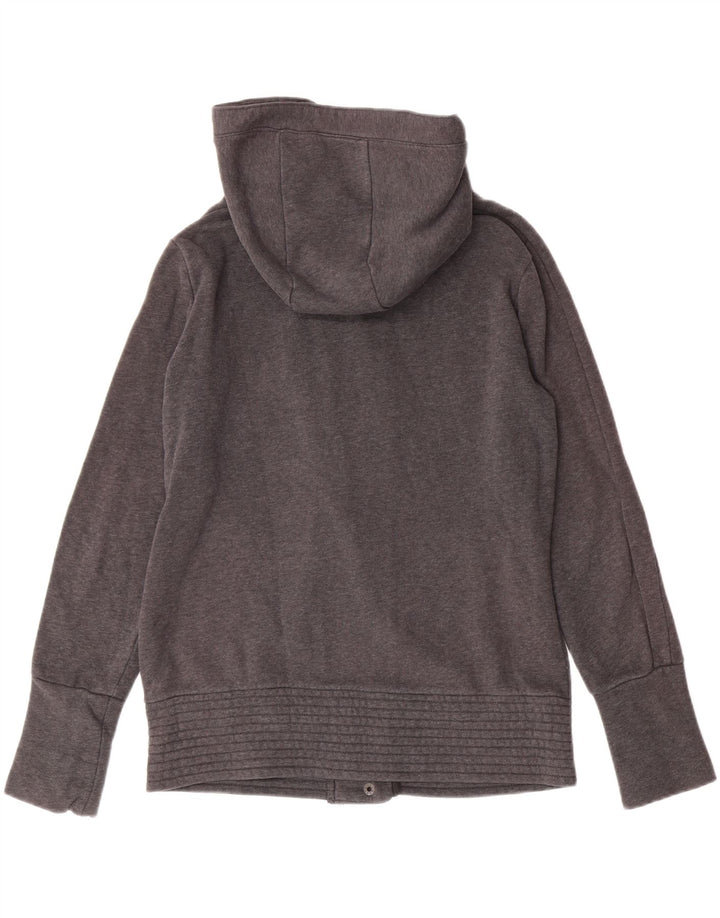 PUMA Womens Zip Hoodie Sweater UK 12 Medium Grey Vintage Puma and Second-Hand Puma from Messina Hembry 