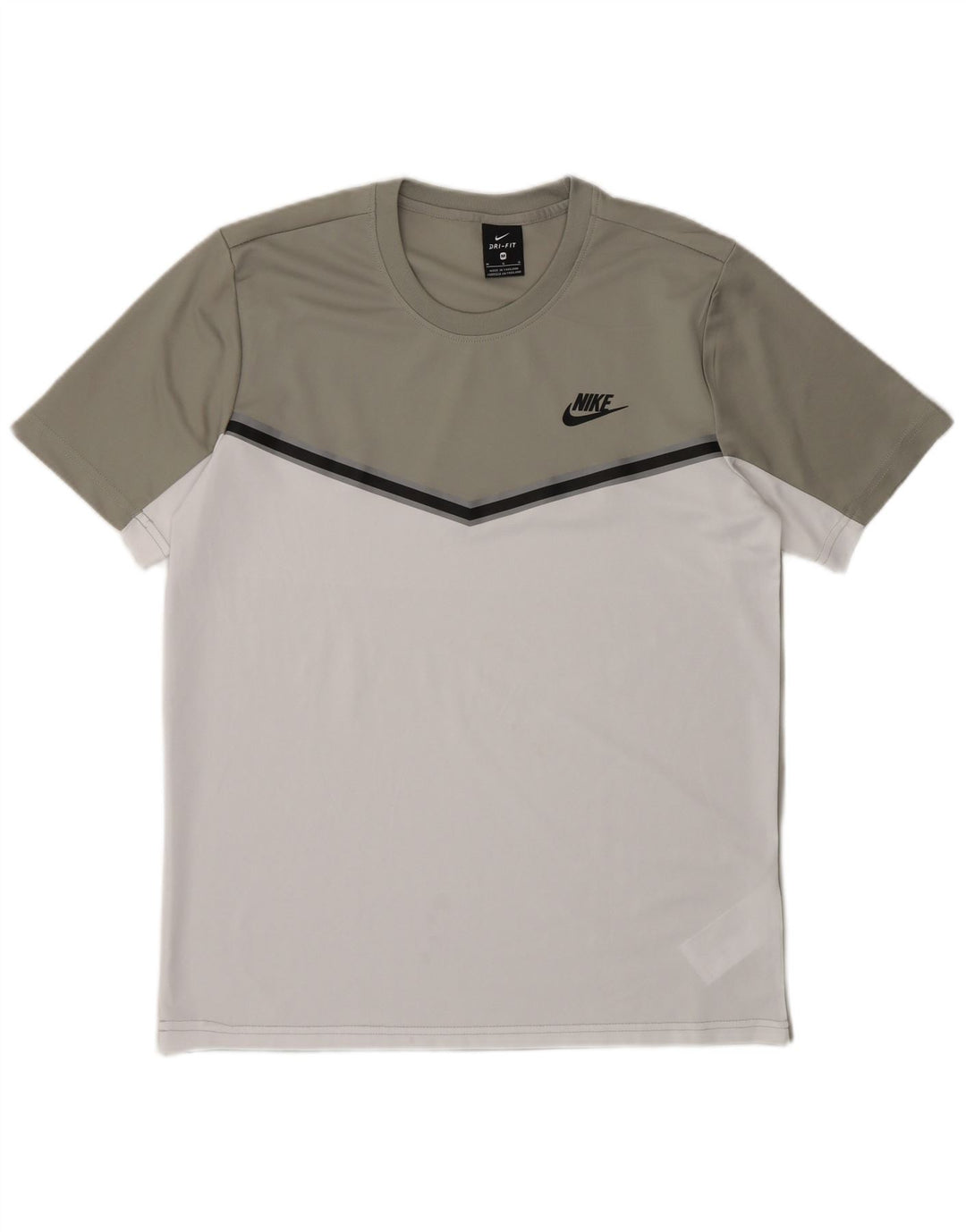Ανδρικό T-shirt Nike Dri Fit Τοπ μεσαίου γκρι χρώματος πολυεστέρας