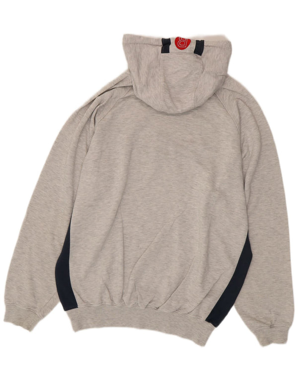 Ανδρικό Reebok Graphic Hoodie Jumper Μεγάλο γκρι χρώμα, βαμβακερό