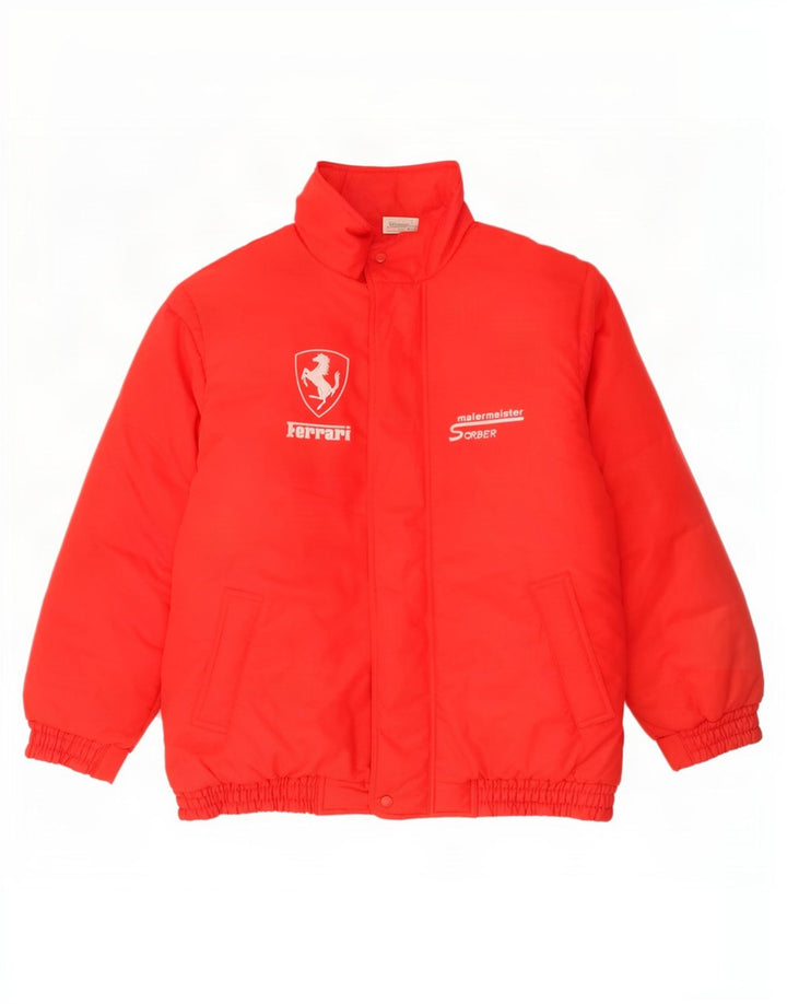 Ανδρικό μπουφάν Ferrari Windbreaker UK 42 XL Red Polyester