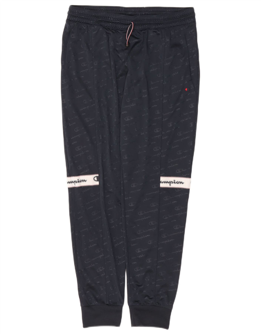 Ανδρική φόρμα Champion Graphic Παντελόνι Joggers Large Navy Blue Polyester
