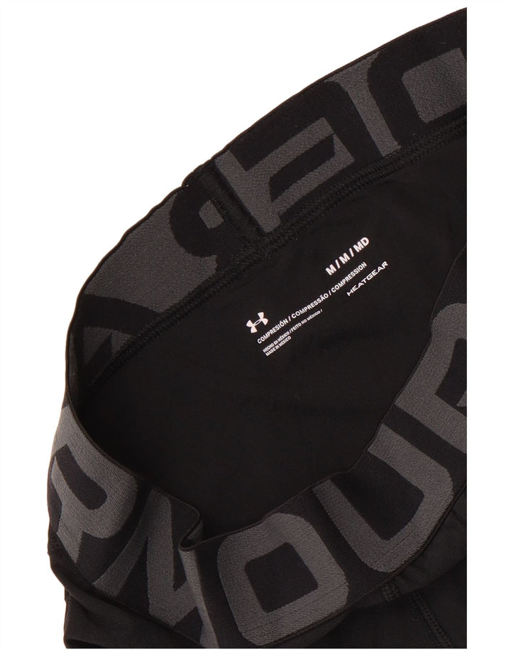 Under Armour Ανδρικό Heat Gear Graphic Κάπρι Κολάν Μεσαίο Μαύρο