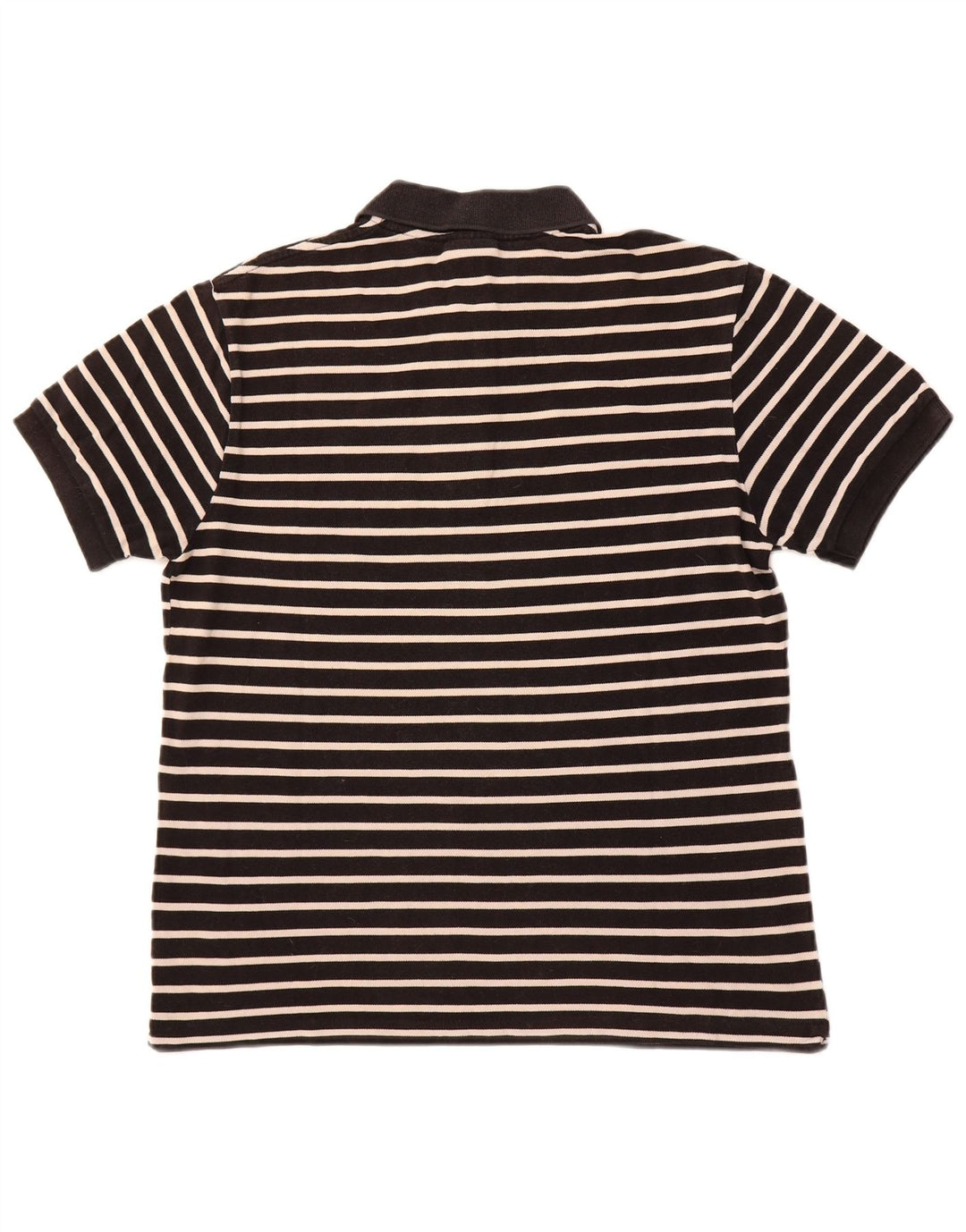 Ανδρικό μπλουζάκι πόλο LACOSTE 6 XL Μαύρο βαμβακερό ριγέ