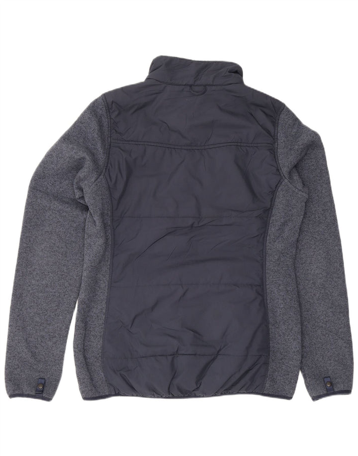 The North Face Γυναικείο Windbreaker Jacket UK 14 Medium Navy Blue Polyester