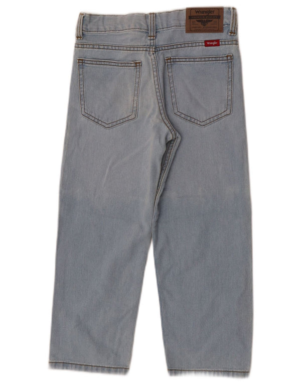 Wrangler Boys Straight Jeans 5-6 ετών W22 L19 Μπλε βαμβακερό