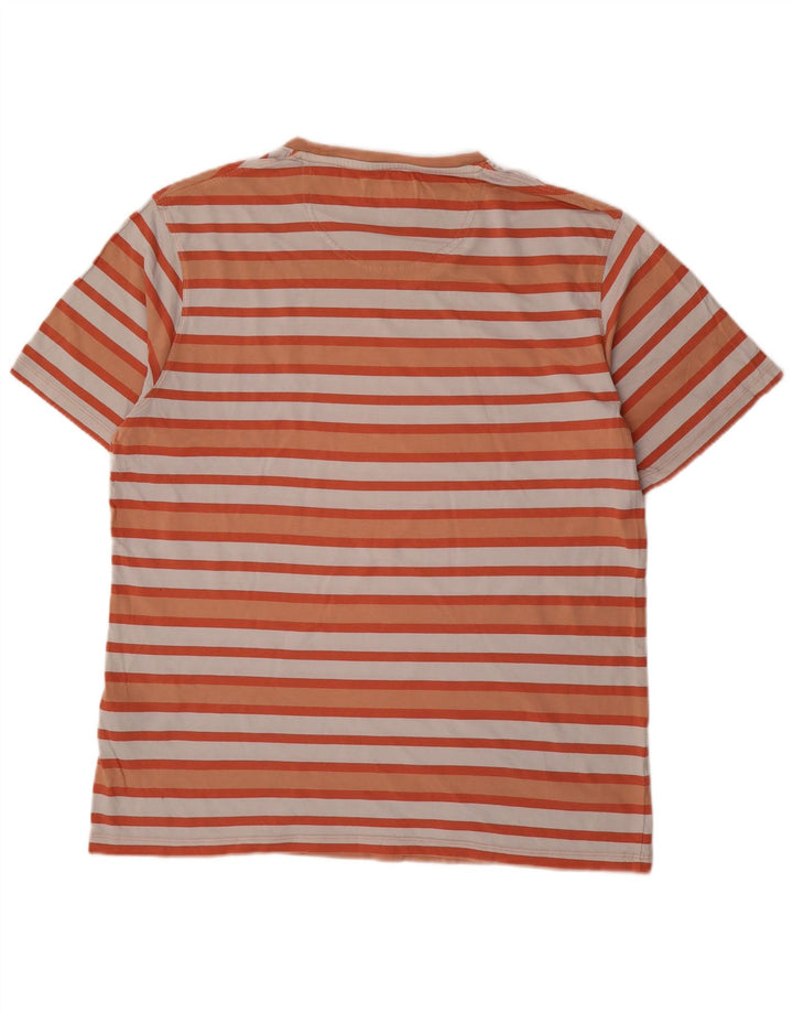 Barbour Ανδρικό T-Shirt Top XL Πολύχρωμο Βαμβακερό ριγέ