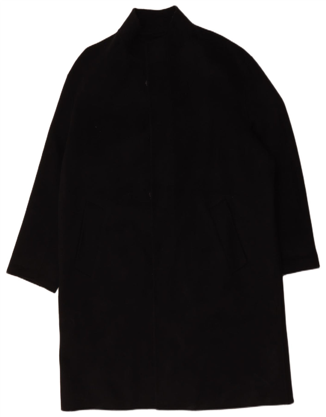 Zara Ανδρικό Πανωφόρι UK 44 XL Μαύρο Μάλλινο