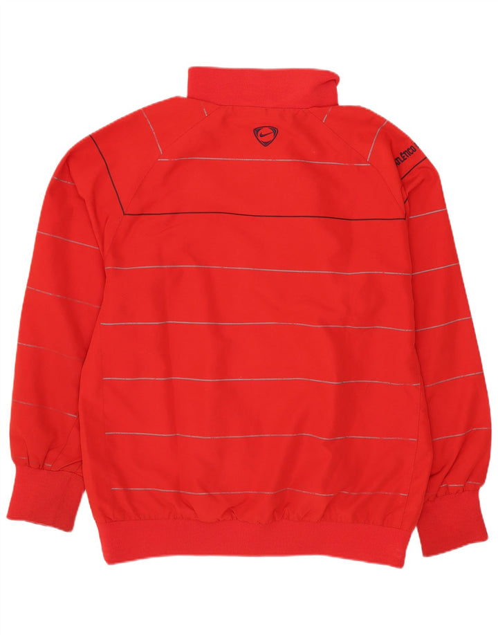 Μπουφάν Nike Boys Graphic αθλητική φόρμα 13-14 ετών XL κόκκινο ριγέ πολυεστέρα