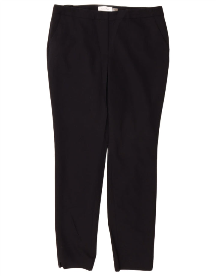 CALVIN KLEIN Γυναικείο λεπτό παντελόνι Chino US 6 Medium W28 L28 Navy Blue