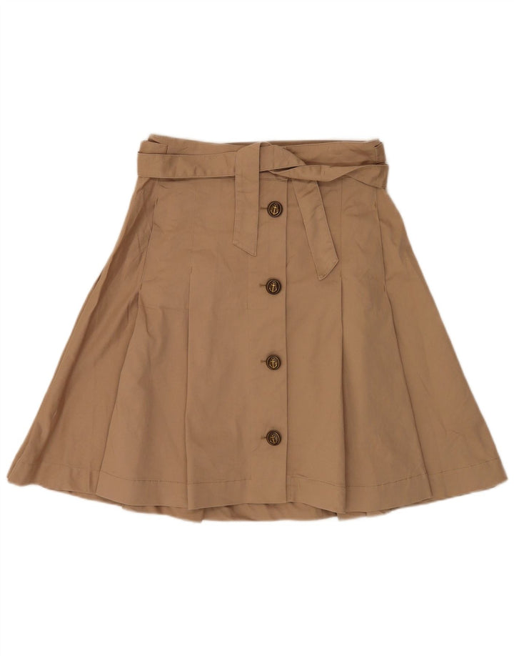 Γυναικεία φούστα GF Ferre A-Line IT 44 Medium W30 Beige βαμβακερή