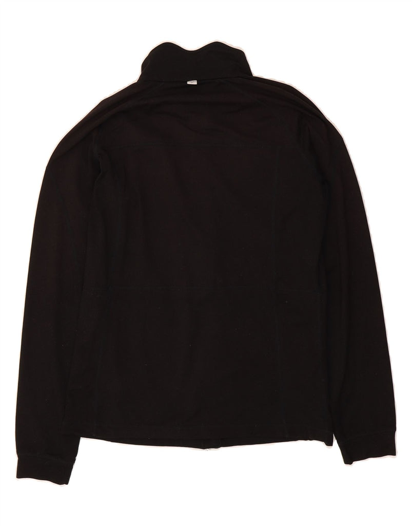 CALVIN KLEIN Womens Golf Tracksuit Top Jacket UK 14 Large  Black Polyester Vintage Calvin Klein and Second-Hand Calvin Klein from Messina Hembry 