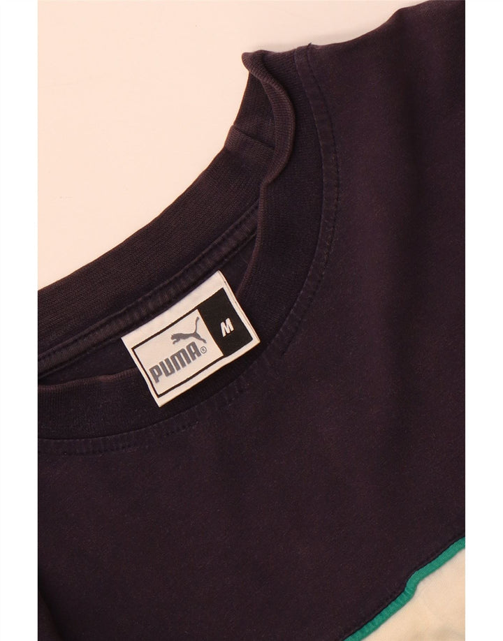 Ανδρικό T-Shirt Puma Top Medium White Colourblock