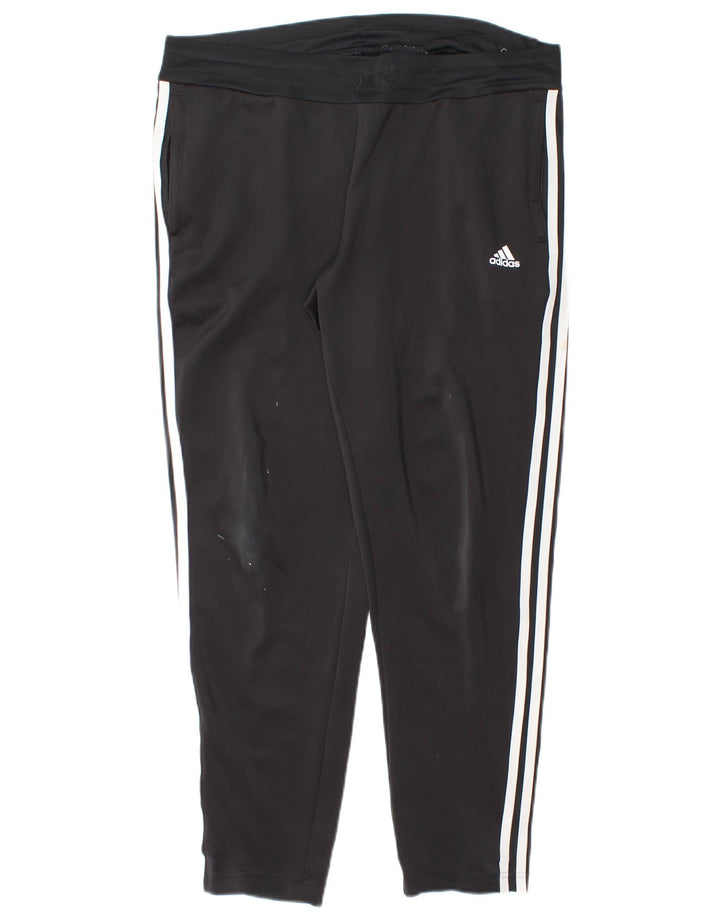 Adidas Γυναικεία φόρμα Aeroready Παντελόνι UK 12/14 Μεσαίο μαύρο πολυεστέρα