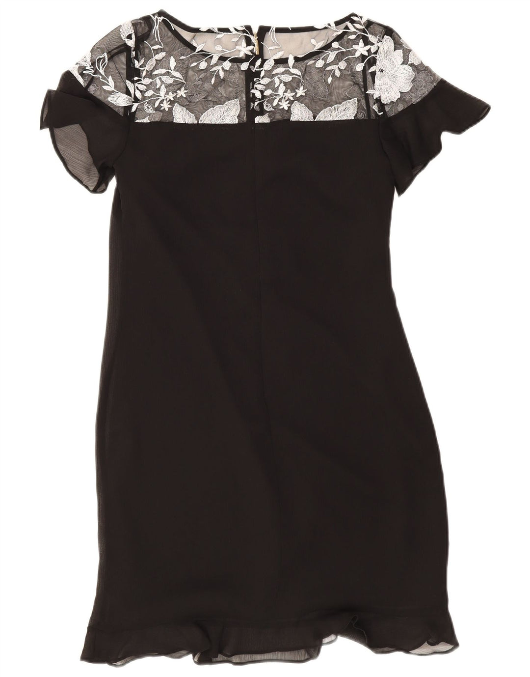 Γυναικείο φόρεμα με θήκη Karl Lagerfeld US 4 Small Black Floral Polyester