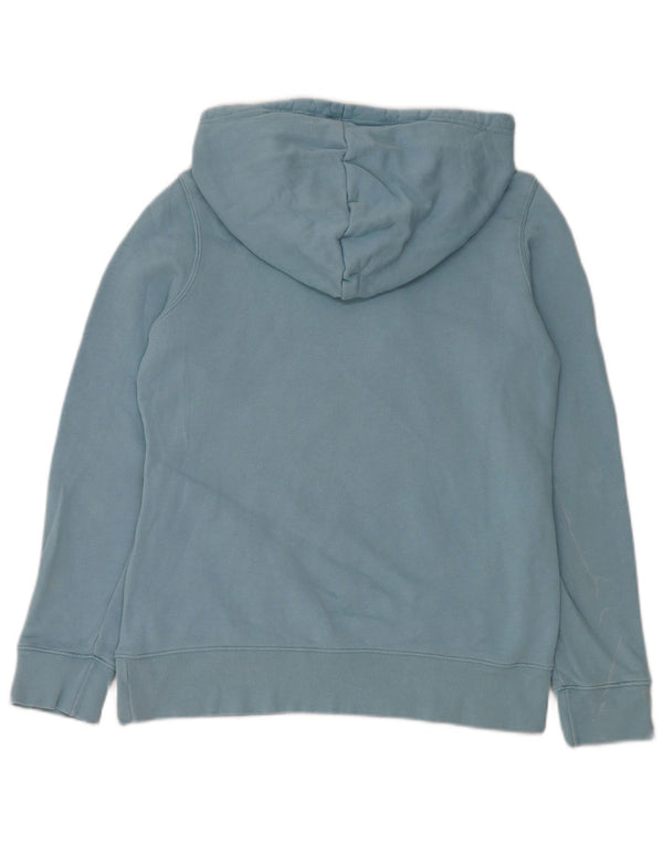 Adidas Γυναικείο Γραφικό Hoodie Jumper UK 8 Small Blue βαμβακερό