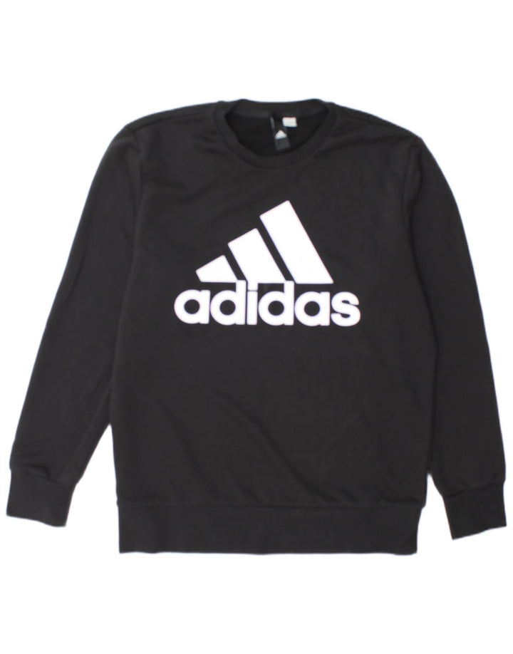 Ανδρικό γραφικό φούτερ Adidas Jumper Large Μαύρο