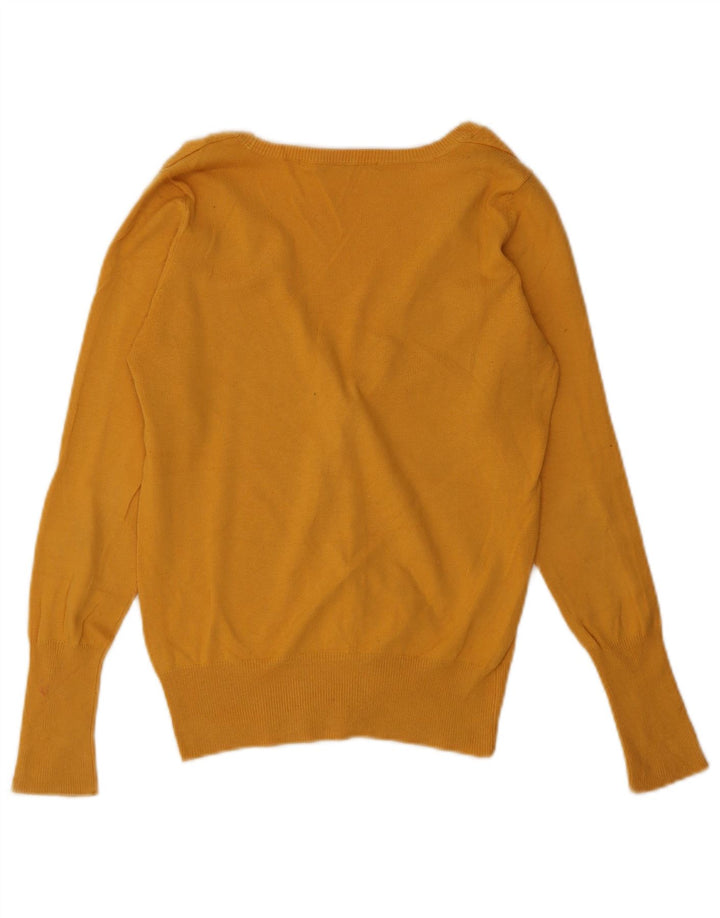 Zara Γυναικεία Ζακέτα UK 10 Small Yellow