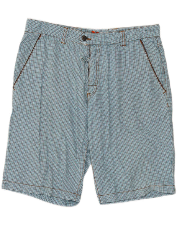 Sundek Ανδρικό σορτς Chino W33 Large Blue Check Cotton