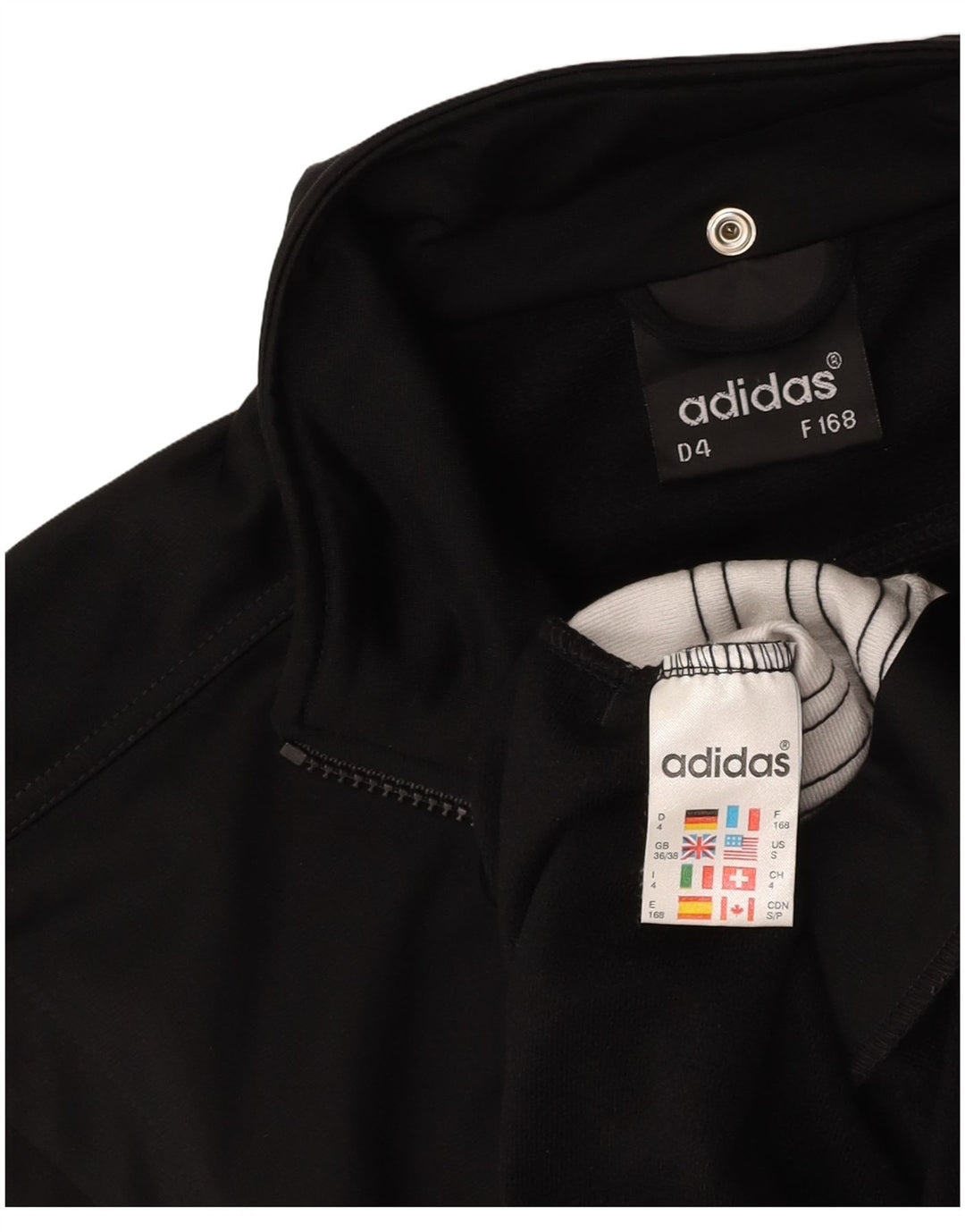 ADIDAS Ανδρική Αμάνικη Γραφική Φόρμα Μπουφάν UK 36/38 Small Black