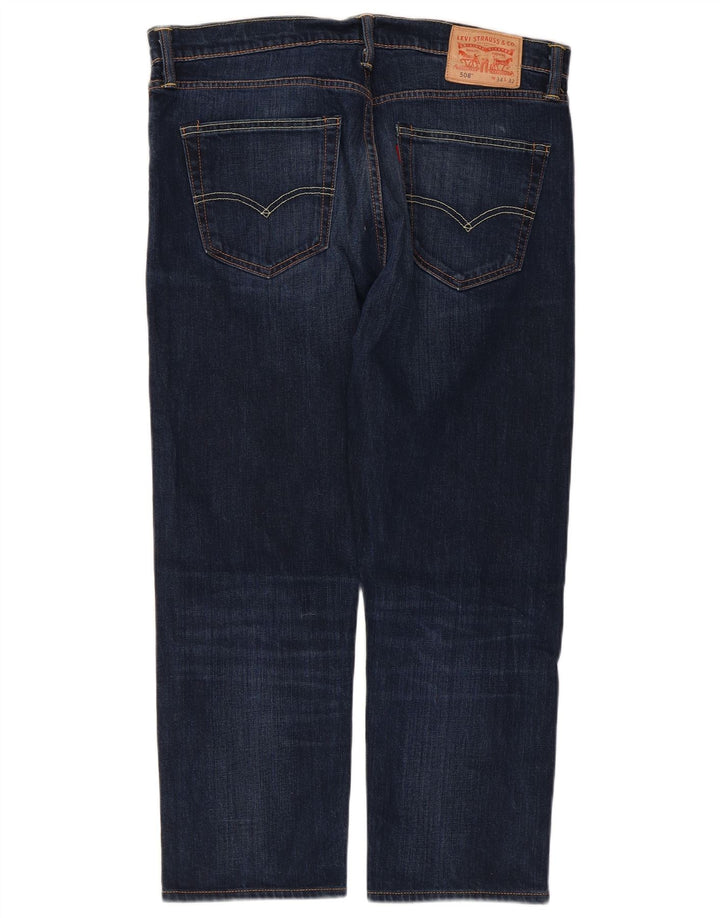 Levi's Mens 508 Cropped Tapered Jeans W34 L25 Blue