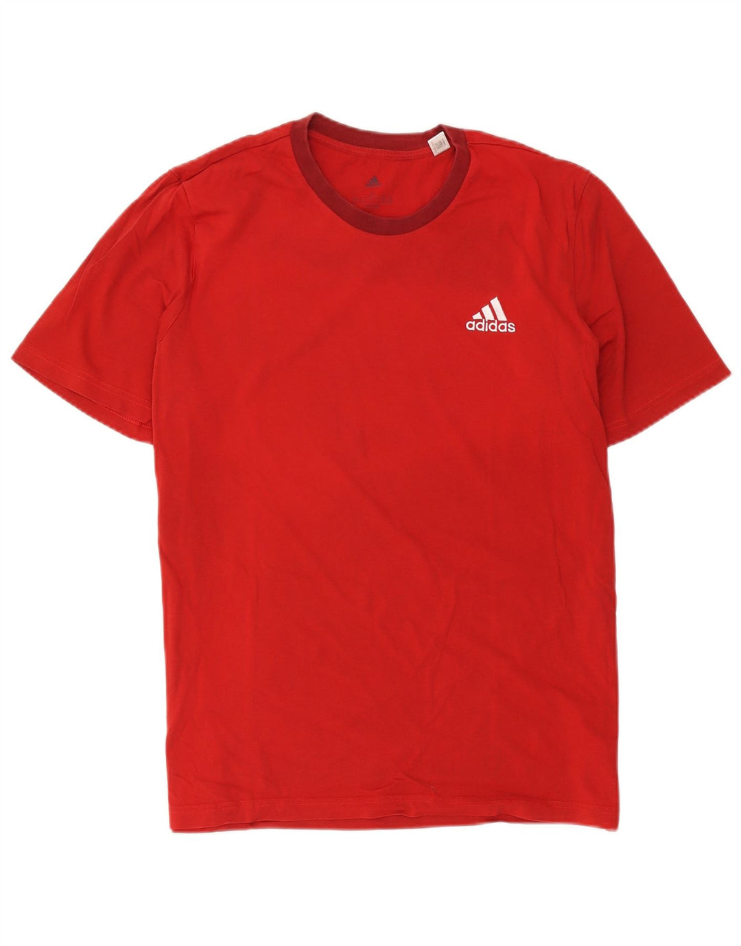 Ανδρικό T-Shirt Adidas Top μεγάλο κόκκινο βαμβακερό