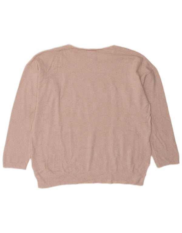 Πουλόβερ Zara Girls Oversized Crew Neck Jumper 11-12 Years Pink