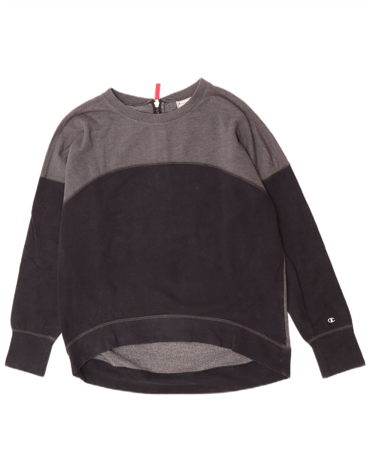 Champion γυναικεία φούτερ Jumper UK 16 Large Black Colourblock