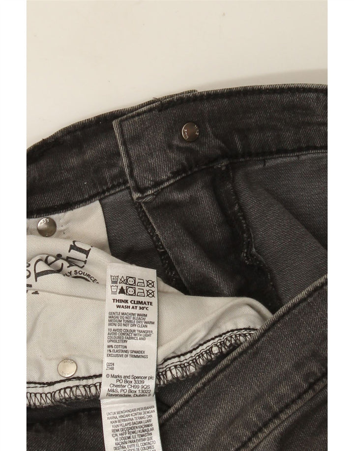 Ανδρικό τζιν ίσιο MARKS & SPENCER W34 L29 Γκρι βαμβακερό