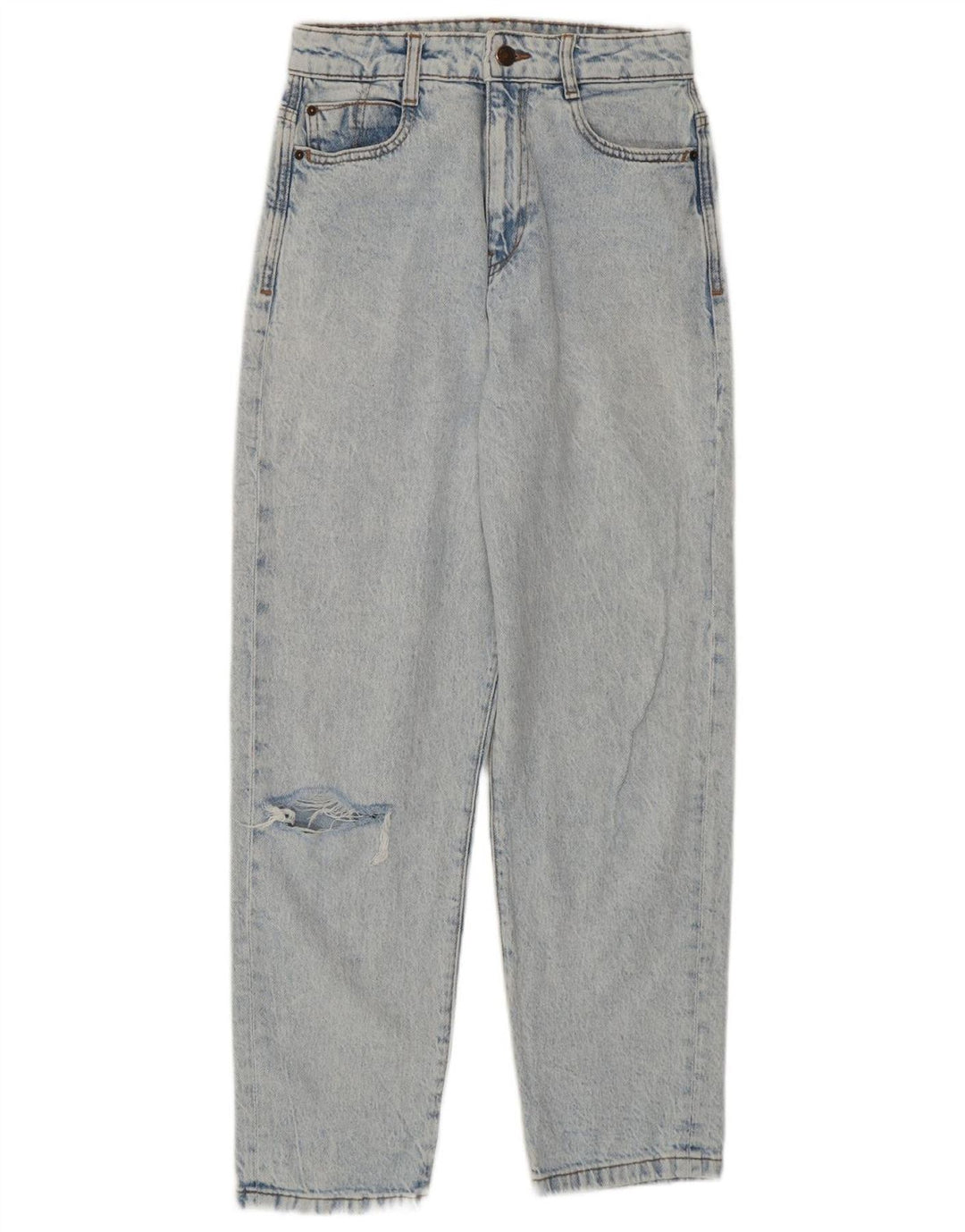 Zara γυναικείο τζιν ψηλόμεσο EU 36 XS W26 L27 Μπλε βαμβακερό