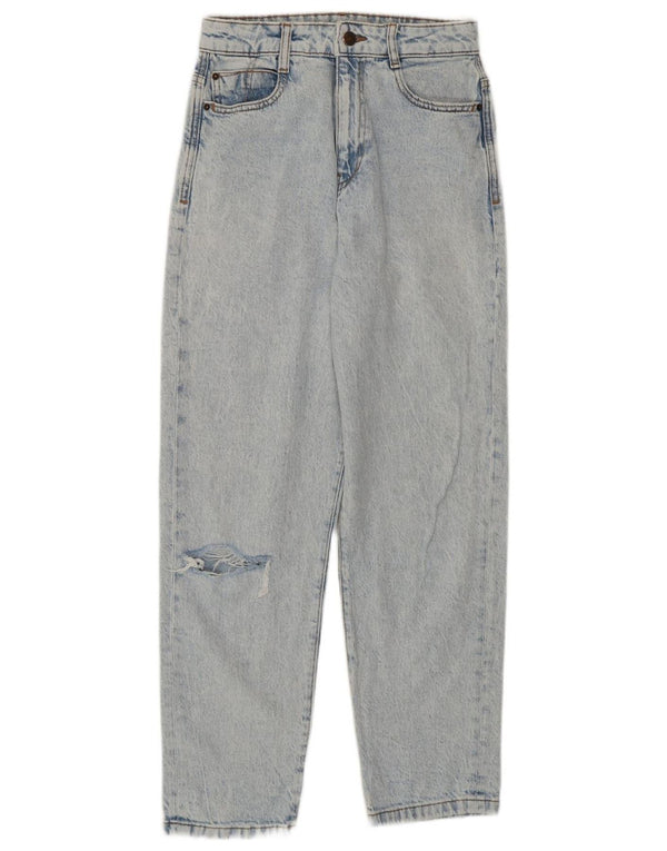 Zara γυναικείο τζιν ψηλόμεσο EU 36 XS W26 L27 Μπλε βαμβακερό