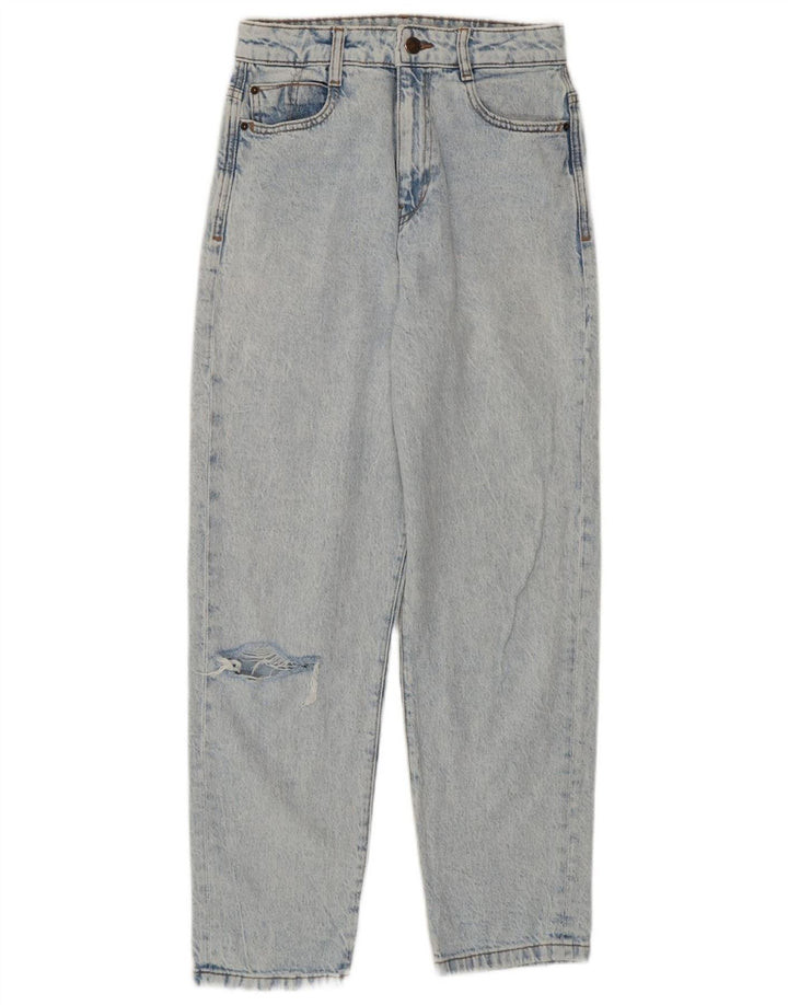 Zara γυναικείο τζιν ψηλόμεσο EU 36 XS W26 L27 Μπλε βαμβακερό