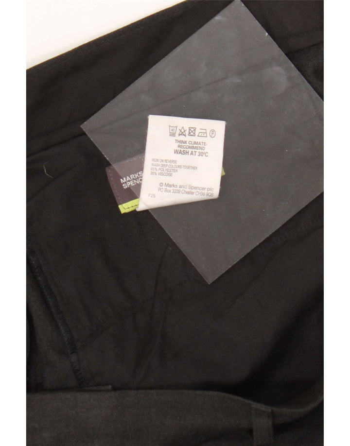 Marks & Spencer Ανδρικό ίσιο παντελόνι W38 L31 Γκρι πολυεστέρας