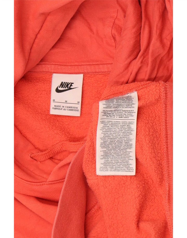 Ανδρικά κουκούλα Nike με κανονική εφαρμογή, μεσαίο πορτοκαλί βαμβακερό