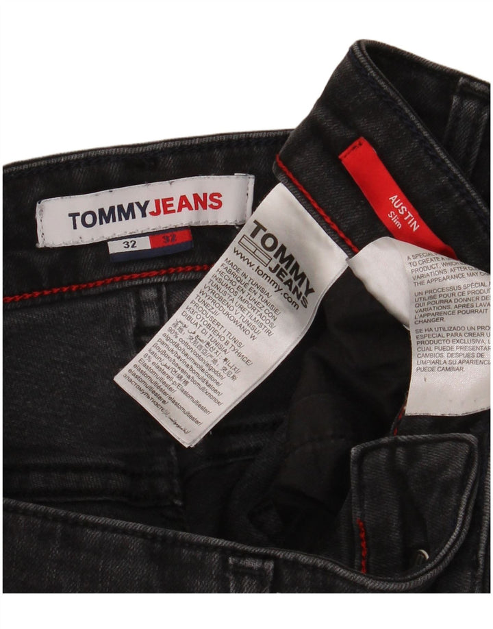 TOMMY HILFIGER Ανδρικό Austin Slim Jeans W32 L32 Μαύρο βαμβακερό