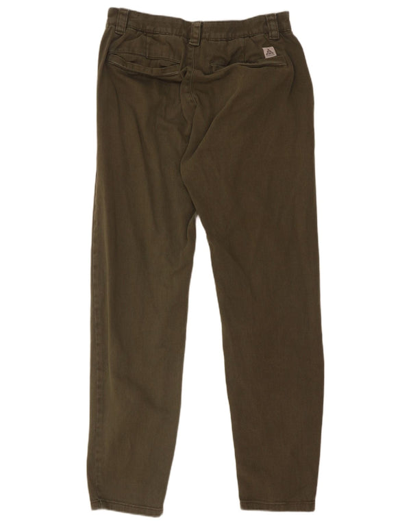 Zara Ανδρικό κωνικό παντελόνι Chino EU 38 Small W30 L29 Χακί βαμβακερό