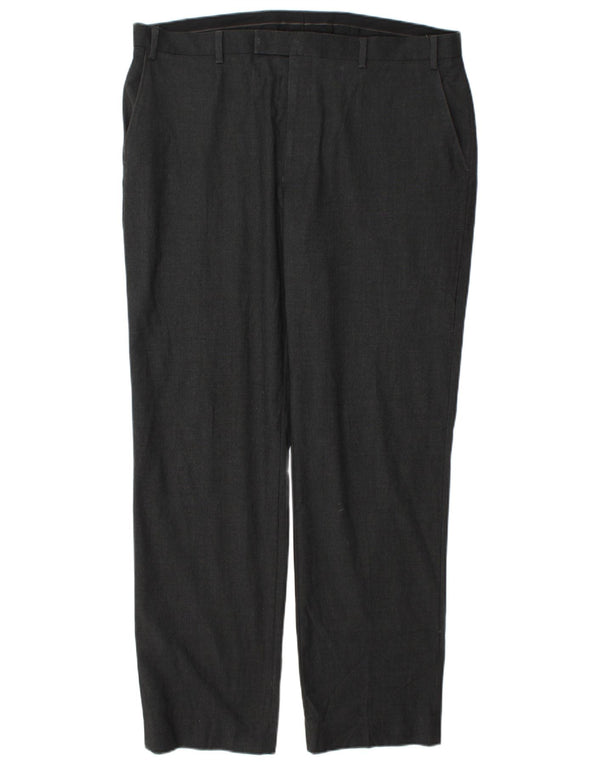 Marks & Spencer Ανδρικό παντελόνι Chino Regular W40 L33 Grey Polyester