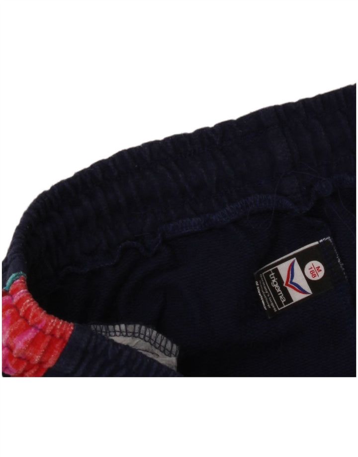 TRIGEMA Γυναικεία Ολόσωμη φόρμα UK 14 Medium Navy Blue Patchwork Βαμβακερό