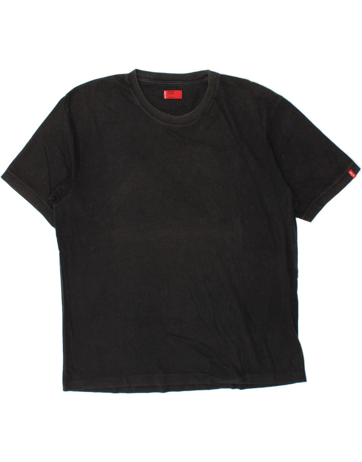 LEVI'S Mens T-Shirt Top XL Black Vintage Levi's and Second-Hand Levi's from Messina Hembry 