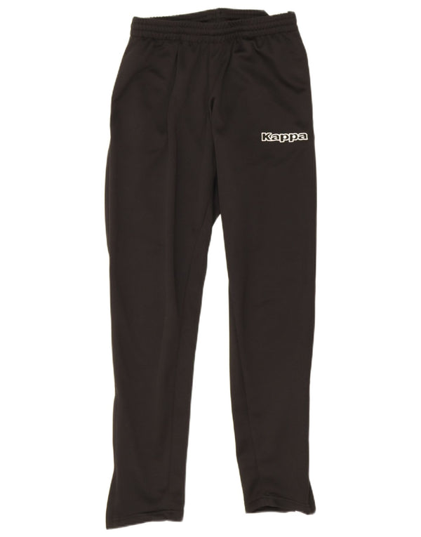 Kappa Mens Graphic Tracksuit Trousers Small  Black Polyester