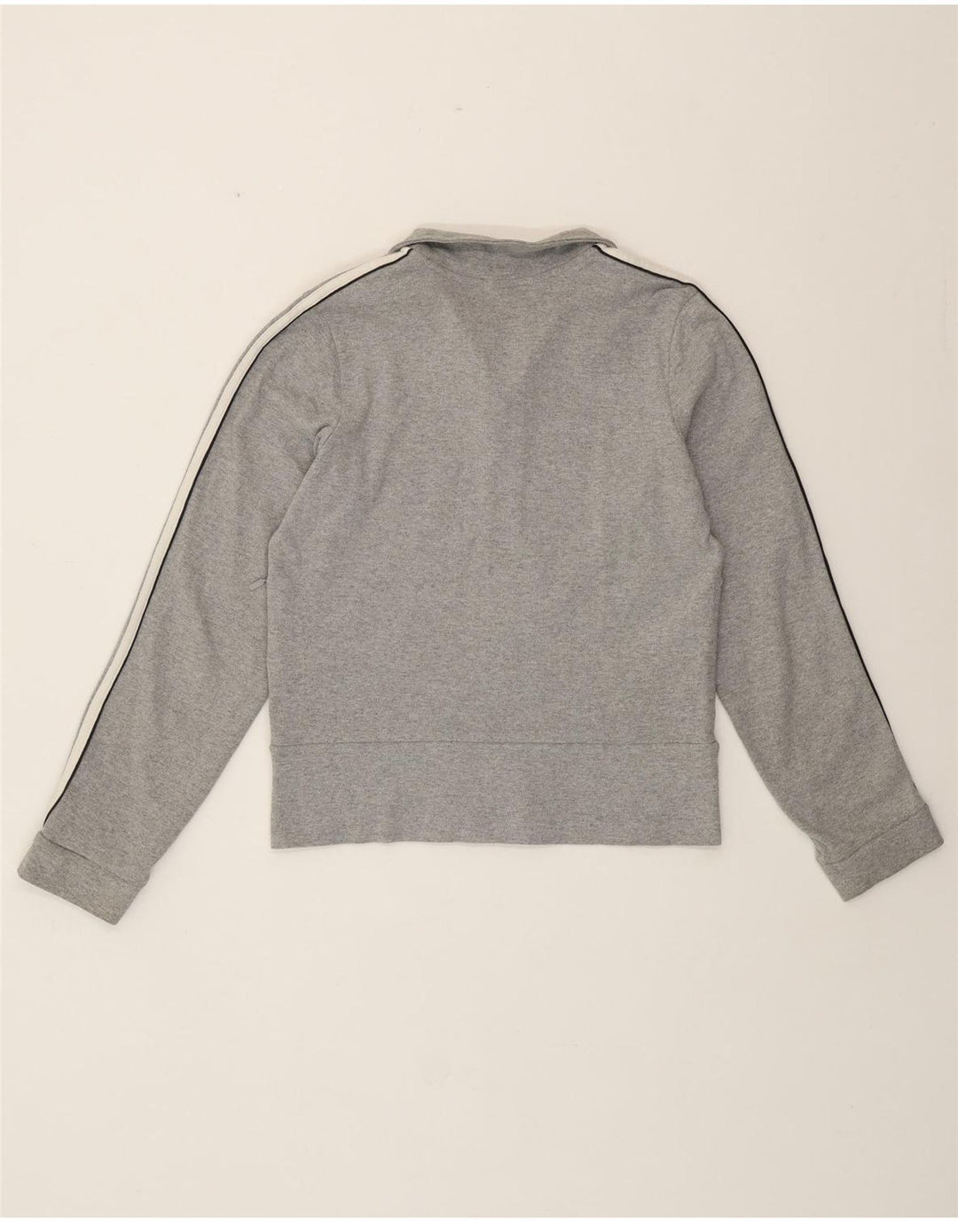 Adidas Γυναικεία φόρμα Crop Top Jacket UK 12 Medium Grey Cotton