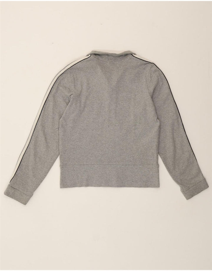 Adidas Γυναικεία φόρμα Crop Top Jacket UK 12 Medium Grey Cotton