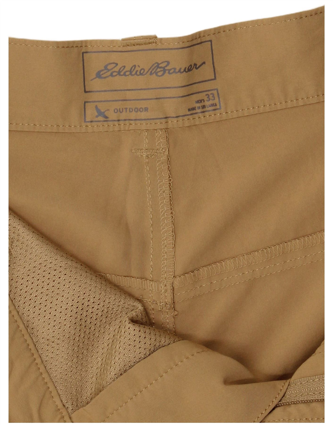 Ανδρικό σορτς Chino Eddie Bauer W33 Medium Beige Polyester