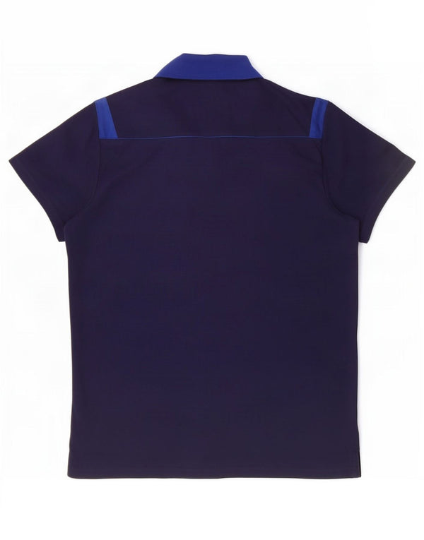 Ανδρικό πουκάμισο Adidas Climalite Polo με μεγάλο μπλε ναυτικό χρώμα, βαμβακερό