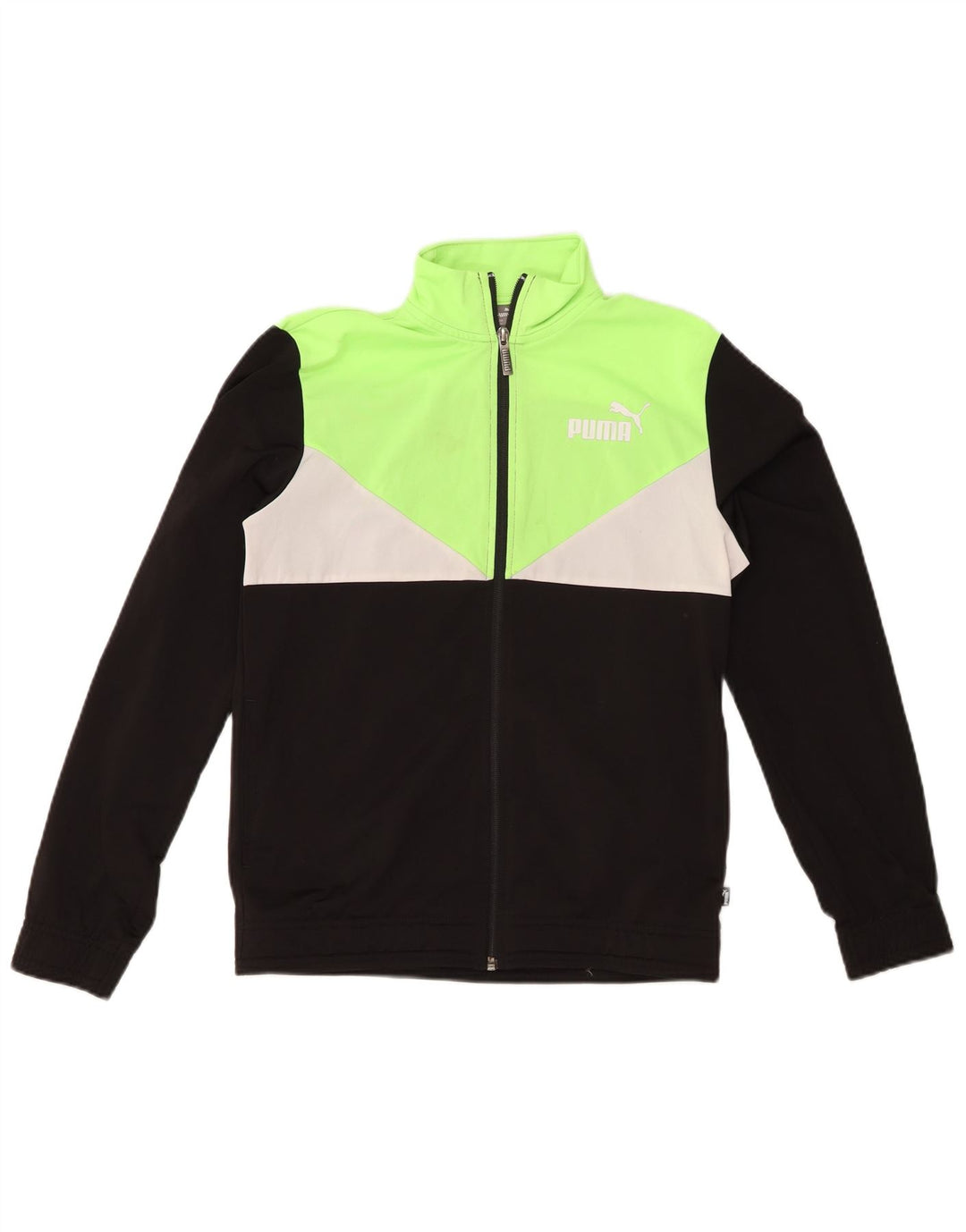 PUMA Boys αθλητική φόρμα Top Jacket 13-14 Years Black Colourblock