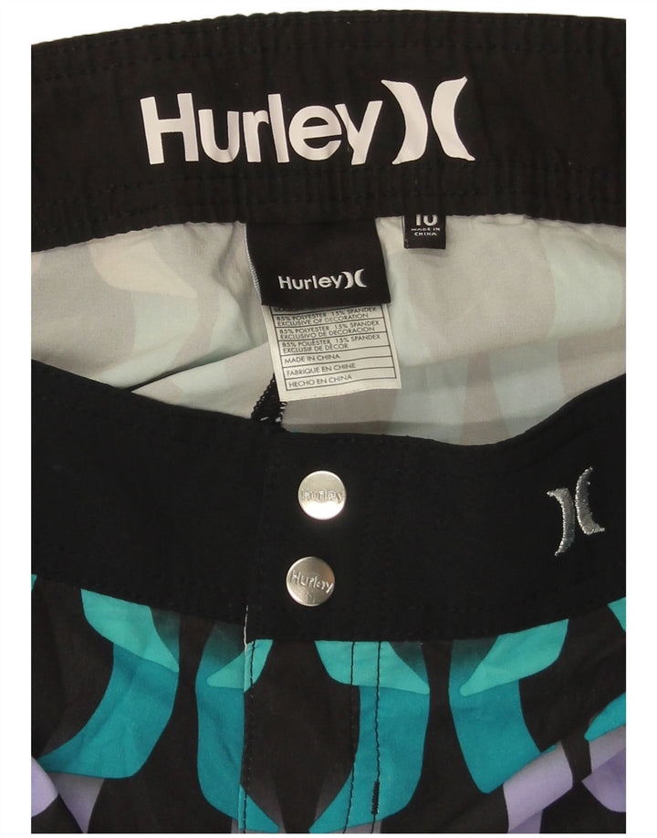 Hurley Γυναικείο Casual Σορτς US 10 Large W34 Πολύχρωμο Γεωμετρικό