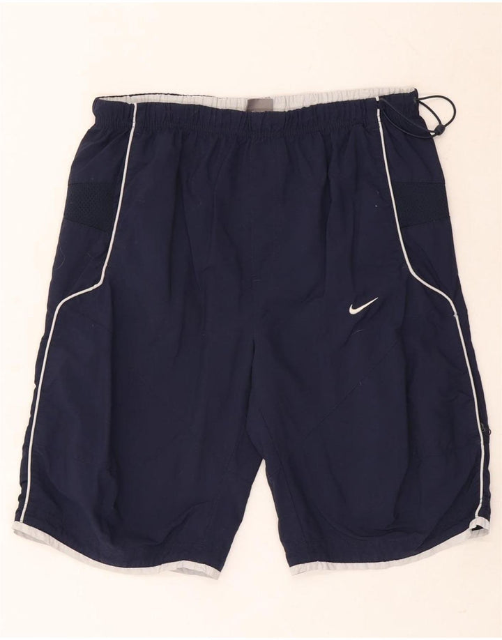 Ανδρικό αθλητικό σορτς Nike με μεσαίο ναυτικό μπλε νάιλον