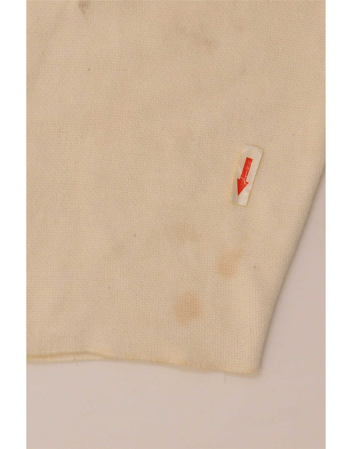 Zara Γυναικεία Ζακέτα Τοπ UK 14 Medium Off White Viscose
