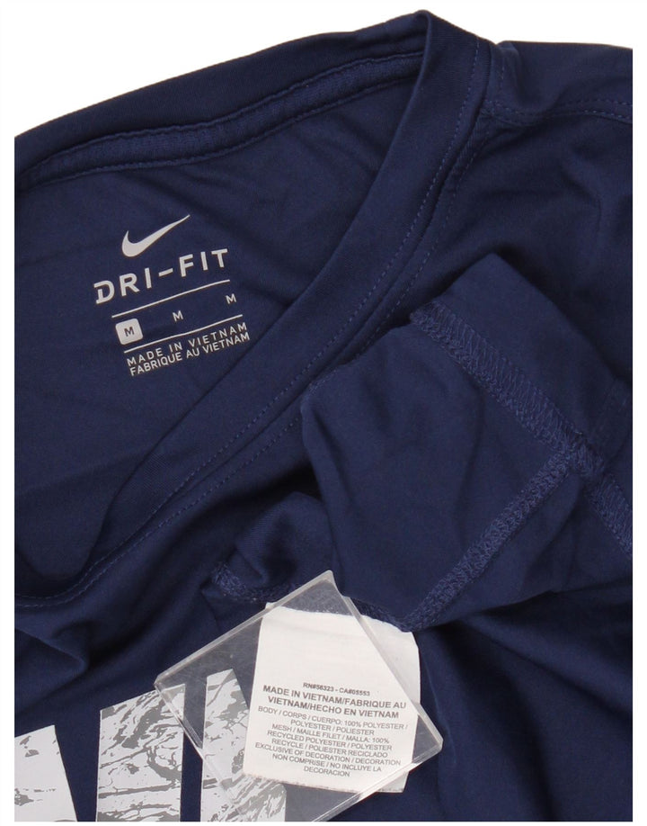 Nike Boys Dri Fit Graphic μακρυμάνικο μπλουζάκι 10-11 ετών Medium Navy Blue