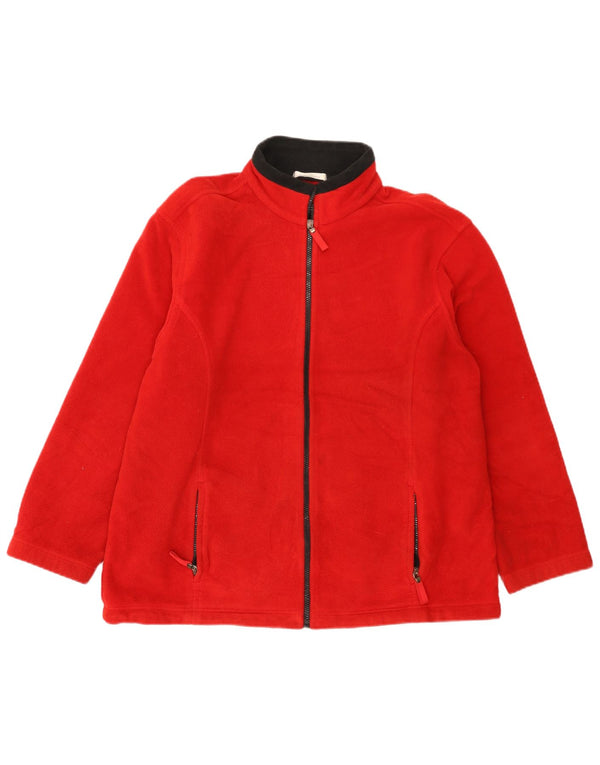 Marks & Spencer Ανδρικό μπουφάν Fleece St. Michael UK 16 μεγάλο κόκκινο πολυεστέρας